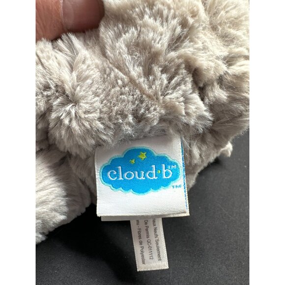 15.5" Cloud B Gray Hugginz Bunny Soft Plush Gold Stars Stuffed Animal Toy - Picture 5 of 7